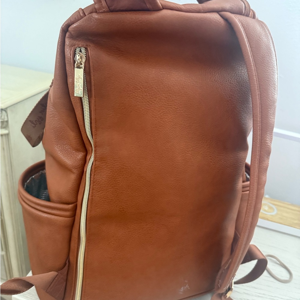 Itzy Ritzy Tan Backpack - Picture 5 of 7